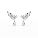 5.8 CT Lab Diamond Dangle Earrings